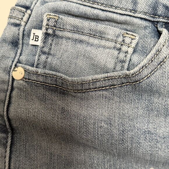 JUDY BLUE Jeans 5 / 27 Lace Patch Mid Rise Distressed Skinny Light Wash JB88432 - Picture 12 of 16